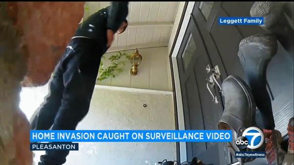 News Footage Kicking in Door