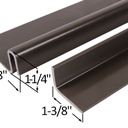 Interlocking Astragal - Aluminum, 2-3/8 x 82"; SD