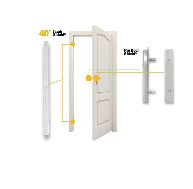 Door Armor PRO SafeRoom (Interior Door) Security Kit