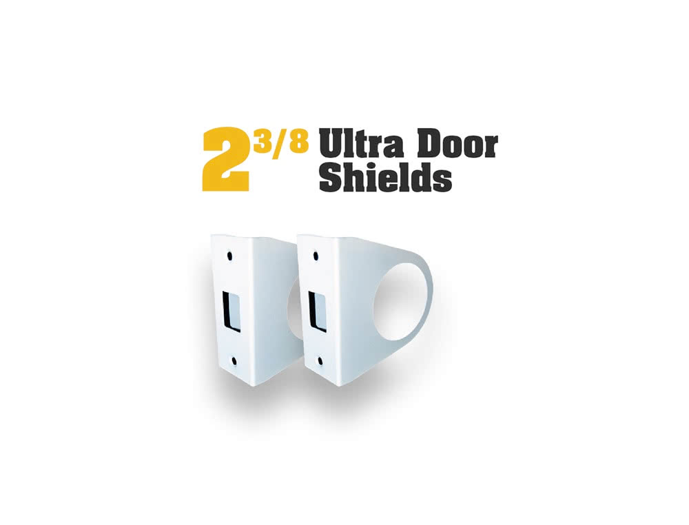 [DSH-ULT-10002] Door Armor ULTRA Door Shield (2) Set (White, 2-3/8)
