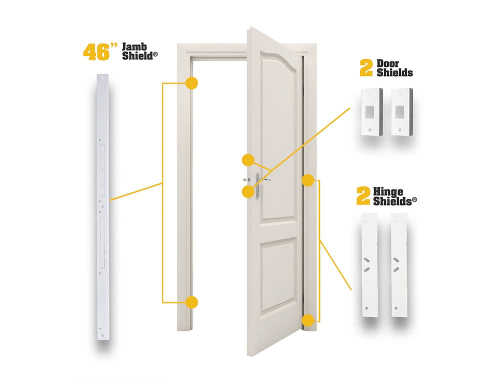 Door Armor MAX Combo 4 Pack Bundle Save $20 + FREE Pry Shield Upgrade!