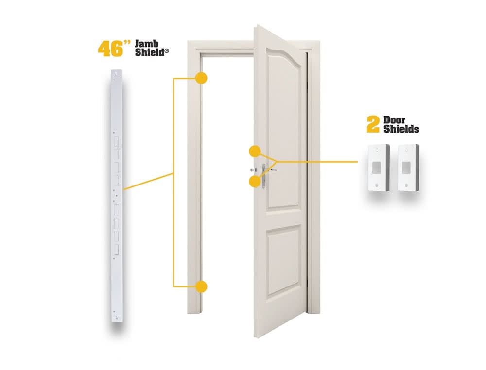 [REB-MIN-20004] Door Armor MINI Combo 4 Pack Bundle (White)