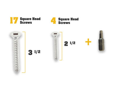 Door Armor Replacement Screw Pack