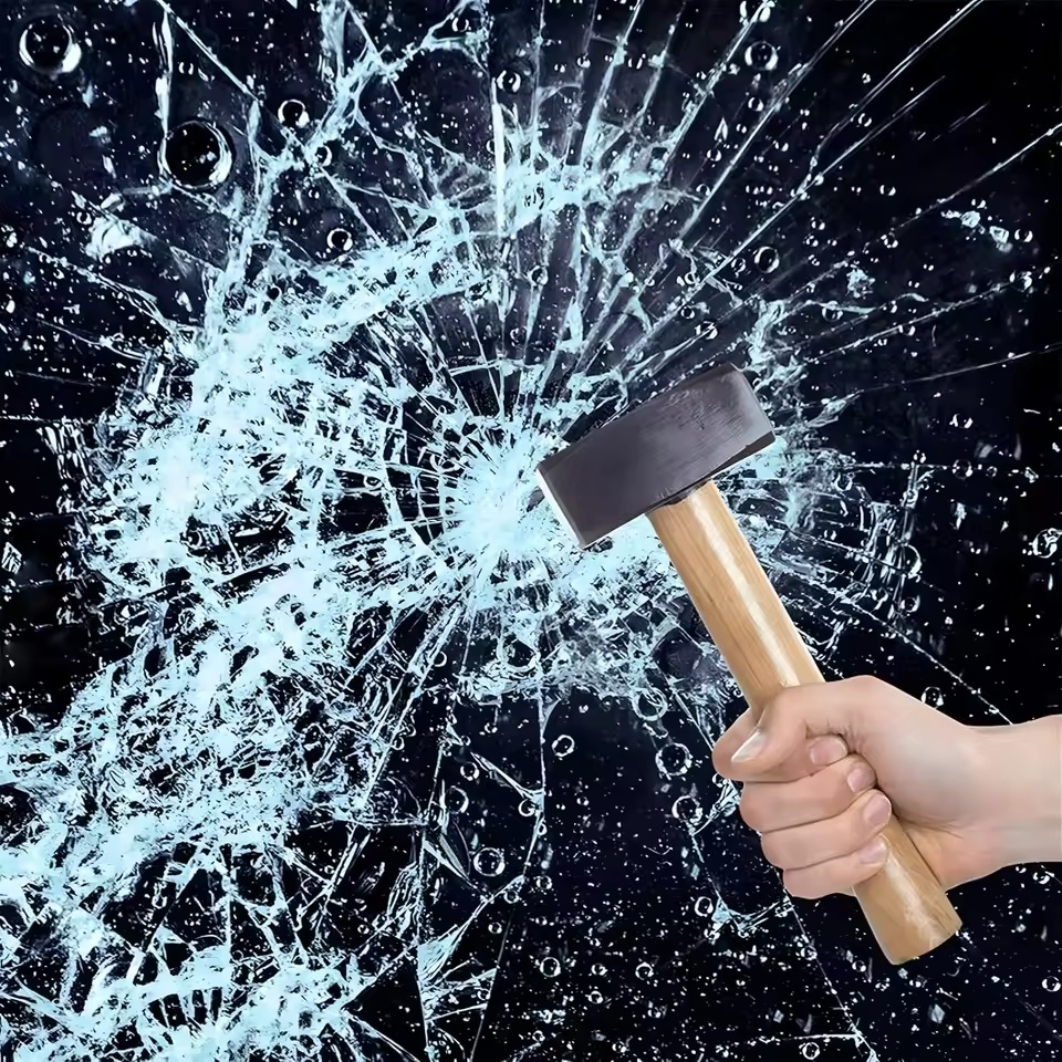 Clear Security and Safety Window Film Shatterproof Film for Glass Windows Anti Shatter Tempered Glass Cover Clings Film for Home (12mil, 55x200cm)