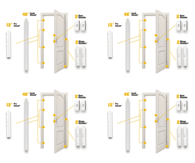 Door Armor MAX Combo 4 Pack Bundle Save $20 + FREE Pry Shield Upgrade!